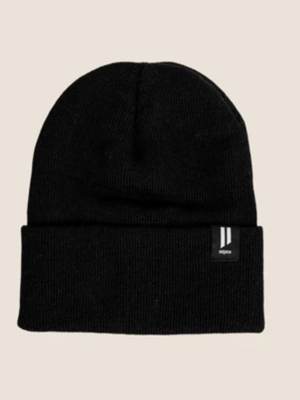 HOLLOW PERFORMANCE ALPACA BEANIE BLACK